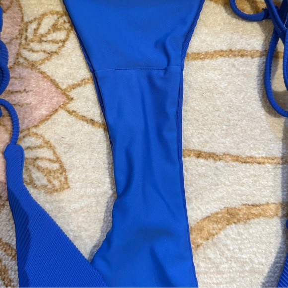 Berlook Royal Blue Tie-Side Bikini Bottom - Picture 5 of 5